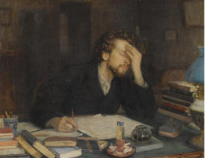 Throes of Creation by Leonid Pasternak