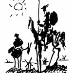 Pablo Picasso, Don Quixote (1955). Image courtesy Wikimedia Commons.