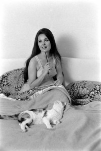 Jeanne Rejaunier - Author - "The Beauty Trap", with cat