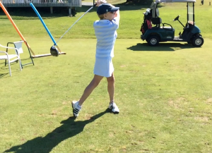 Golfing